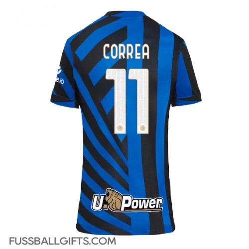 Inter Milan Joaquin Correa #11 Fußballbekleidung Heimtrikot Damen 2024-25 Kurzarm